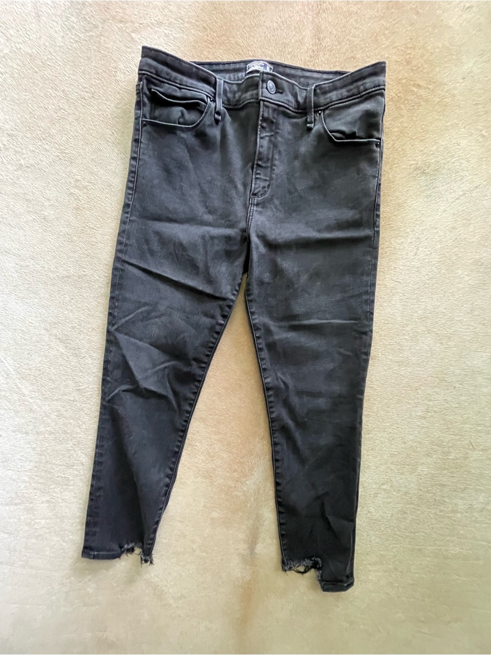 Abercrombie & Fitch Black High-Waisted Skinny Jeans
